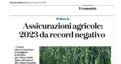 12/01/24 Assicurazioni agricole 2023 da record negativo 