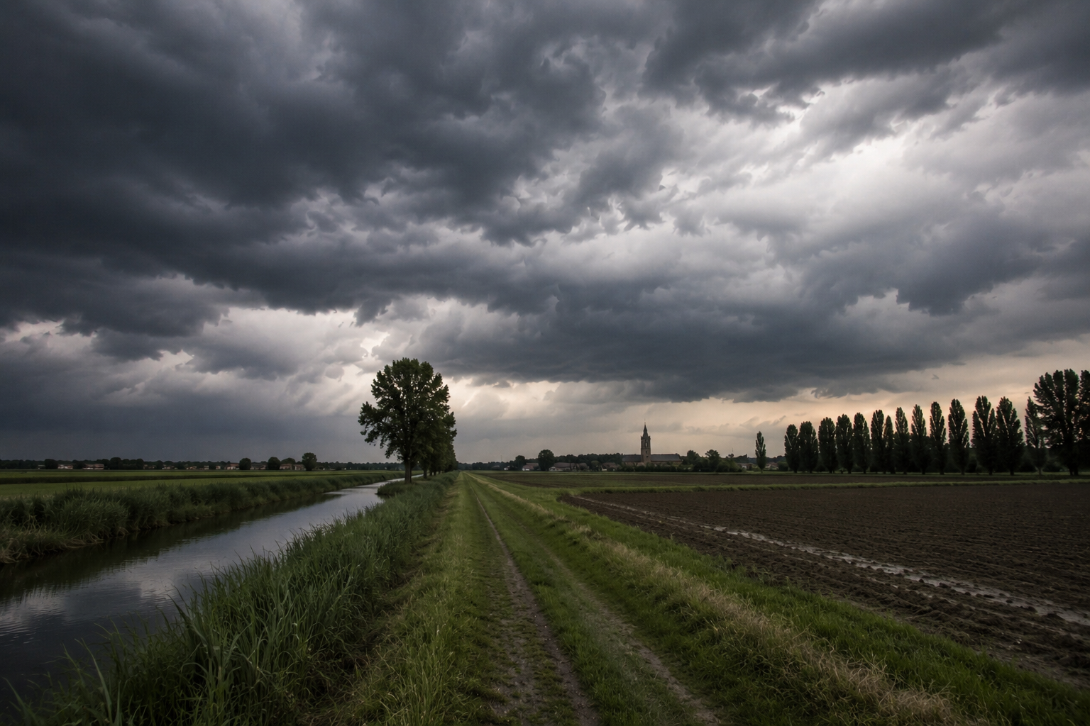 Grandinate nel Mantovano: colpiti mais, pomodoro e cereali 🌩️🌾