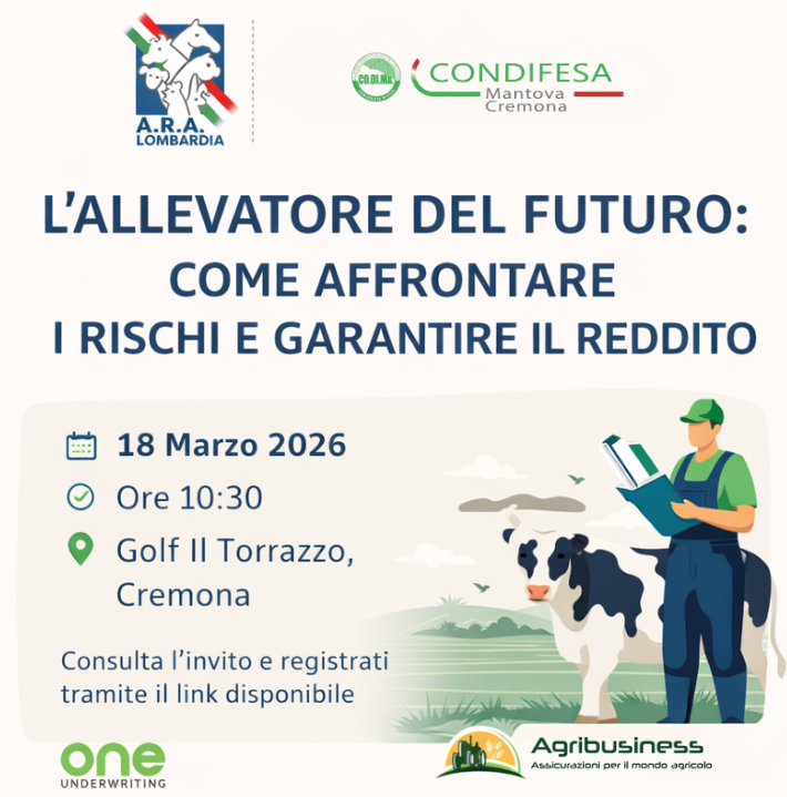 18/3/26 L'allevatore del futuro come affrontare i rischi e garantire il reddito