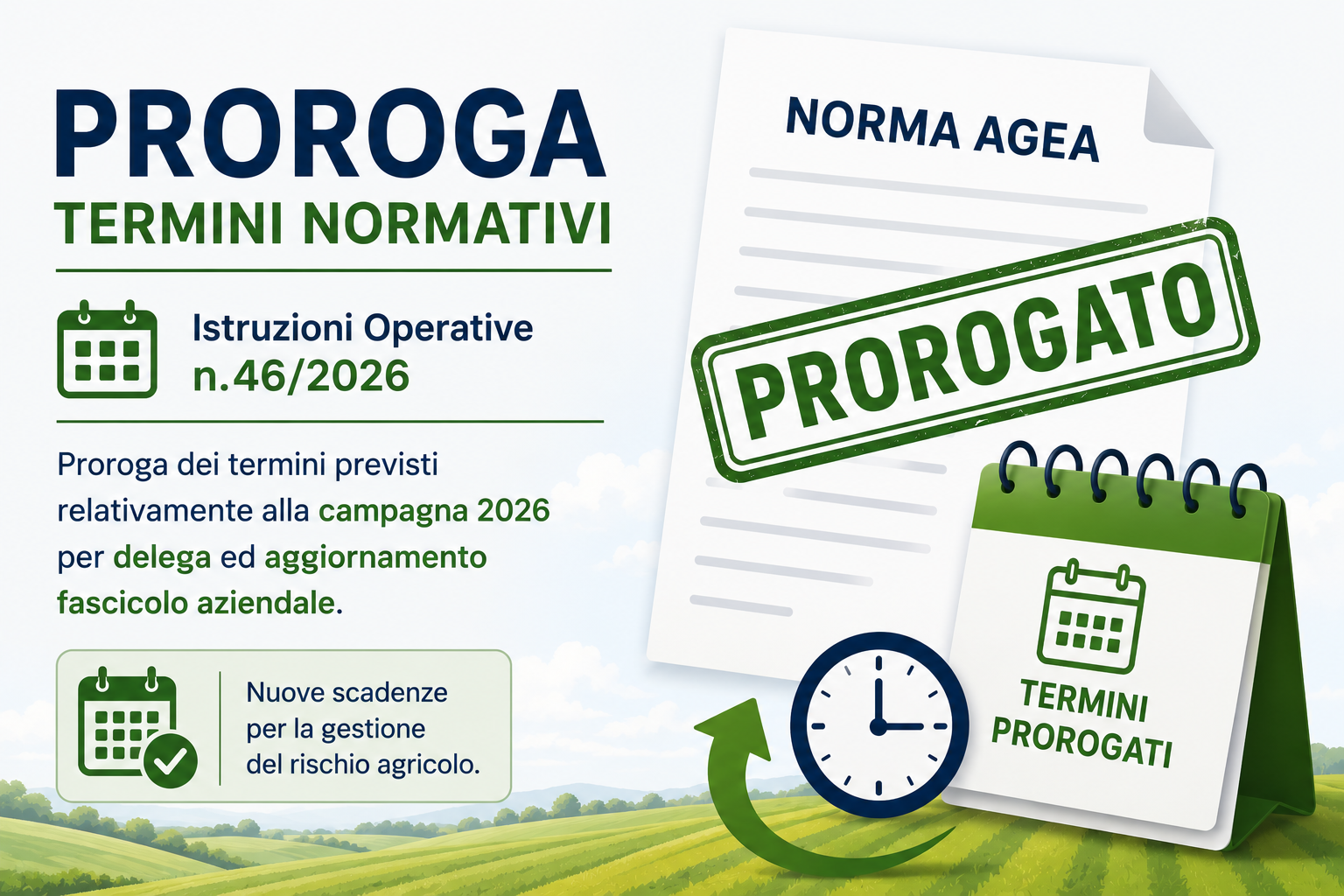 📌Proroga termini AGEA campagna 2026 – Procedura semplifica delega